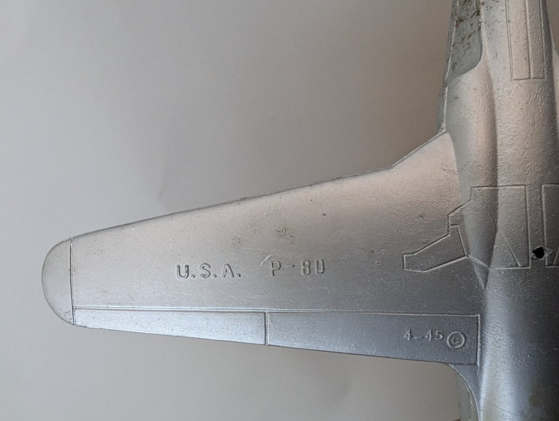 WWII U.S.A.A.F. P-80 Shooting Star Aircraft Recognition Models Sealed Boxes Collection - 4