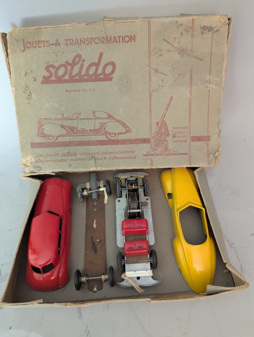 Solido Junior D Jouets-a-Transformation Die-Cast Toy Set Rare Collectible (1 of 6)