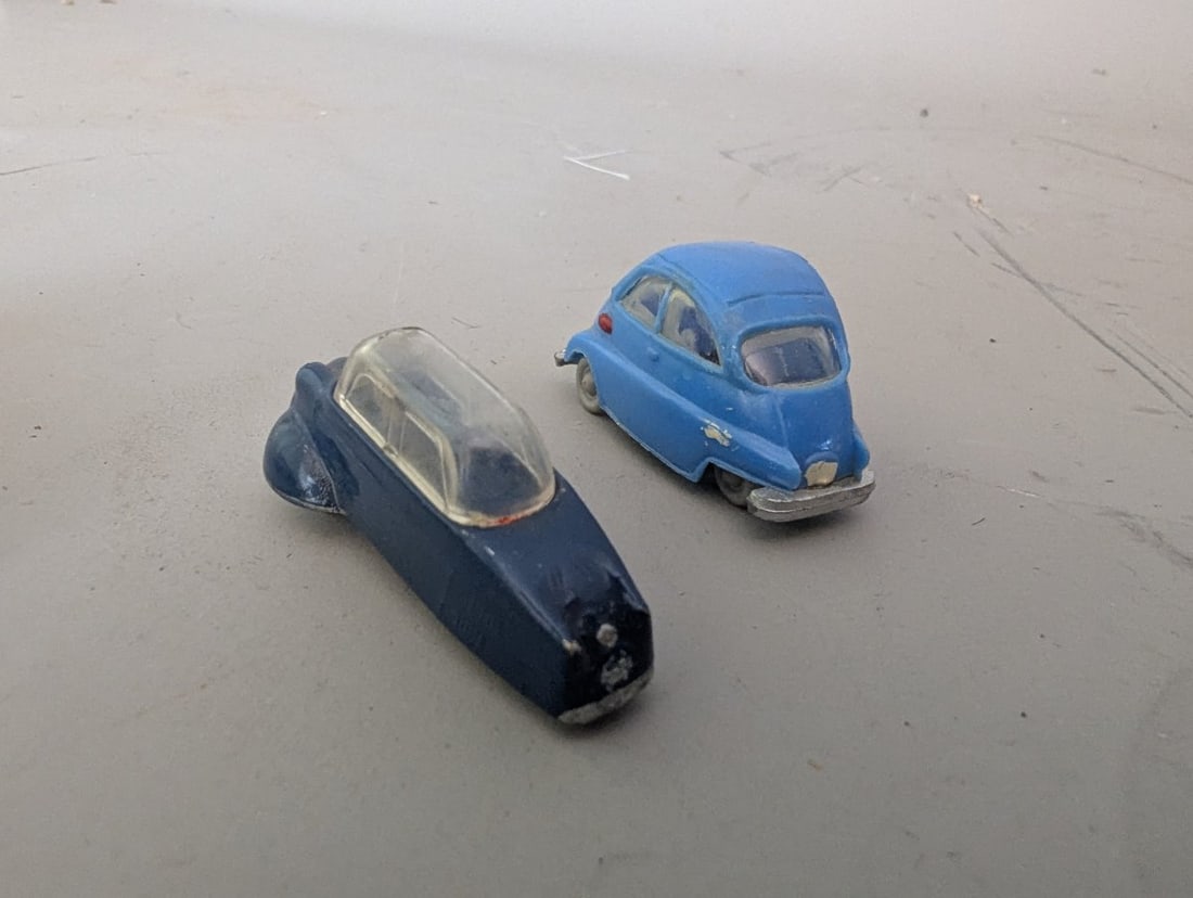 Vintage European Microcar Collection 9 Miniature Die-Cast Model Cars Siku Mini-Cars - 4