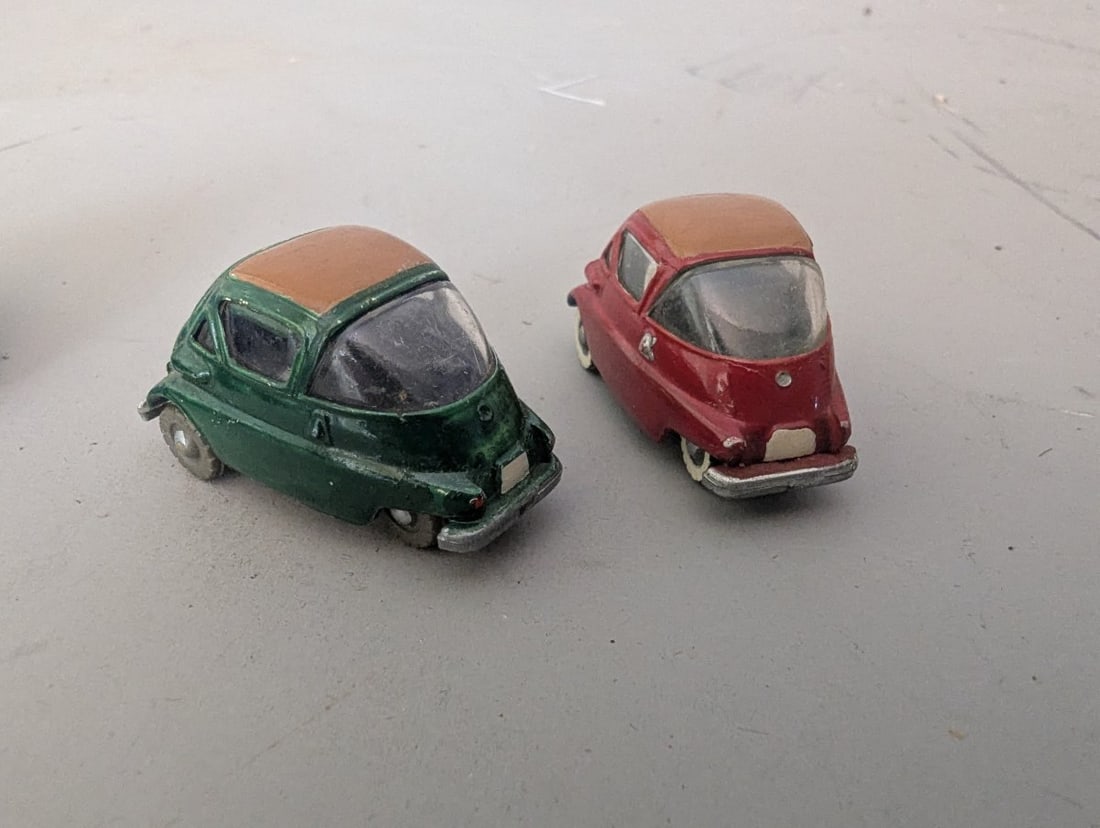 Vintage European Microcar Collection 9 Miniature Die-Cast Model Cars Siku Mini-Cars - 5