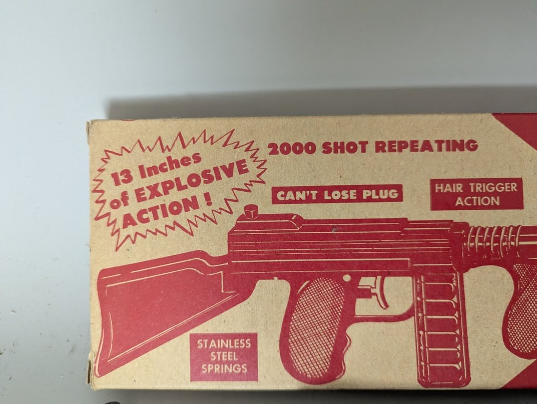 Arliss Mighty Mite Water Shooting Machine Gun Vintage Toy Collector's Item - 2