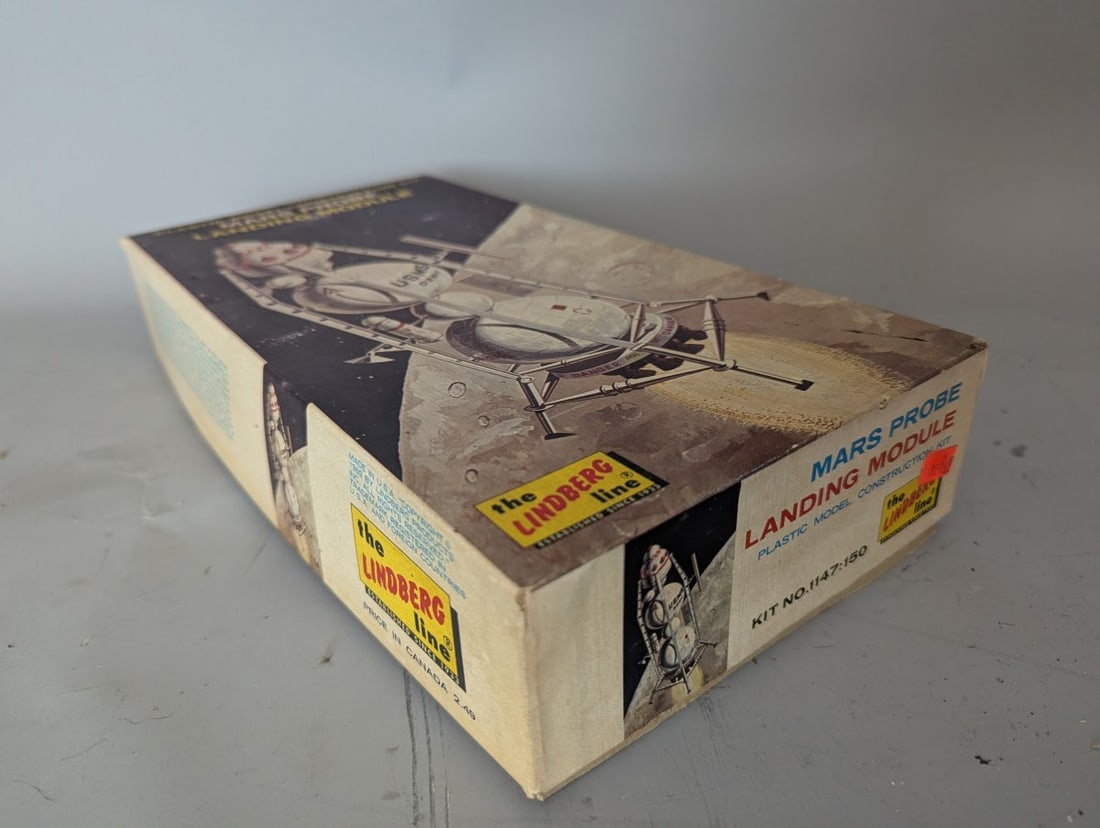 Lindberg Mars Probe Landing Module Model Kit No. 1147 Vintage Space Science Fiction - 5