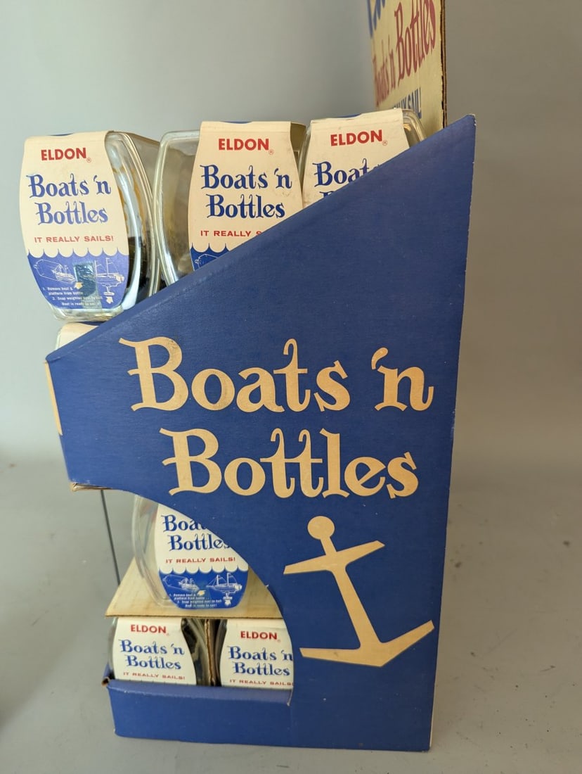 Eldon Vintage Boats n Bottles Store Display Complete Set 1966 Rare Collectible Toys - 5