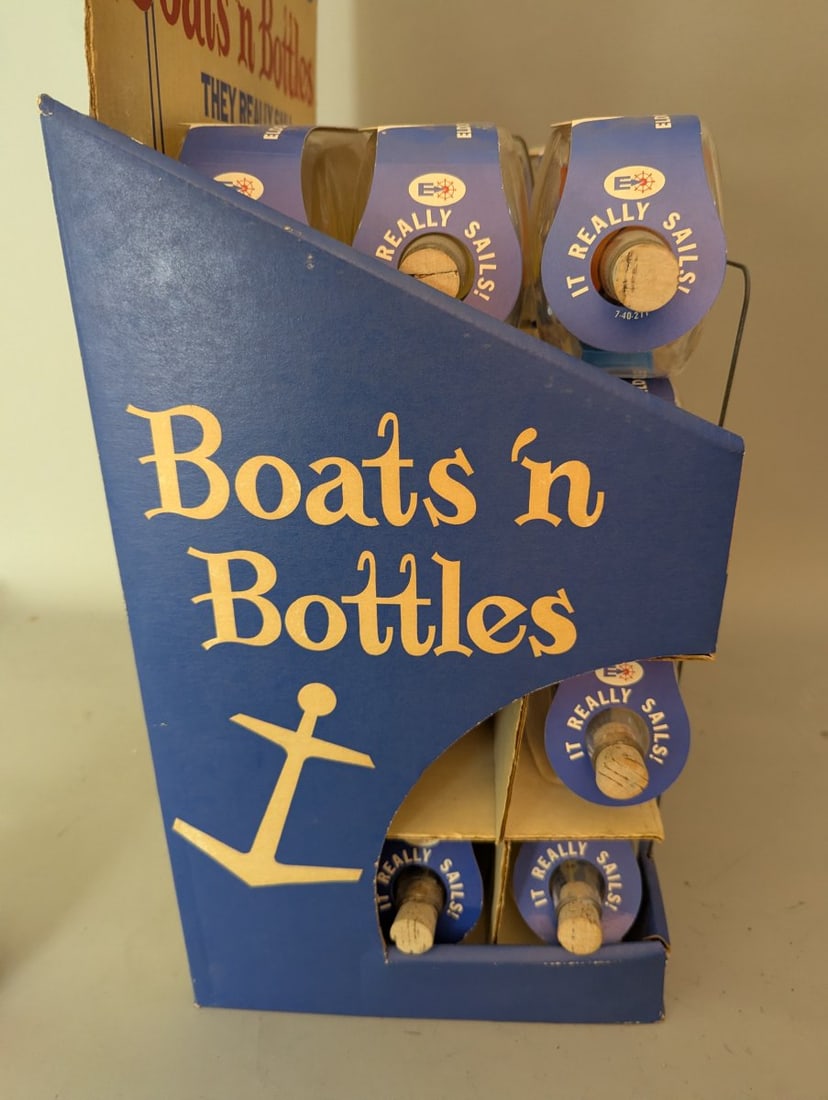 Eldon Vintage Boats n Bottles Store Display Complete Set 1966 Rare Collectible Toys - 8