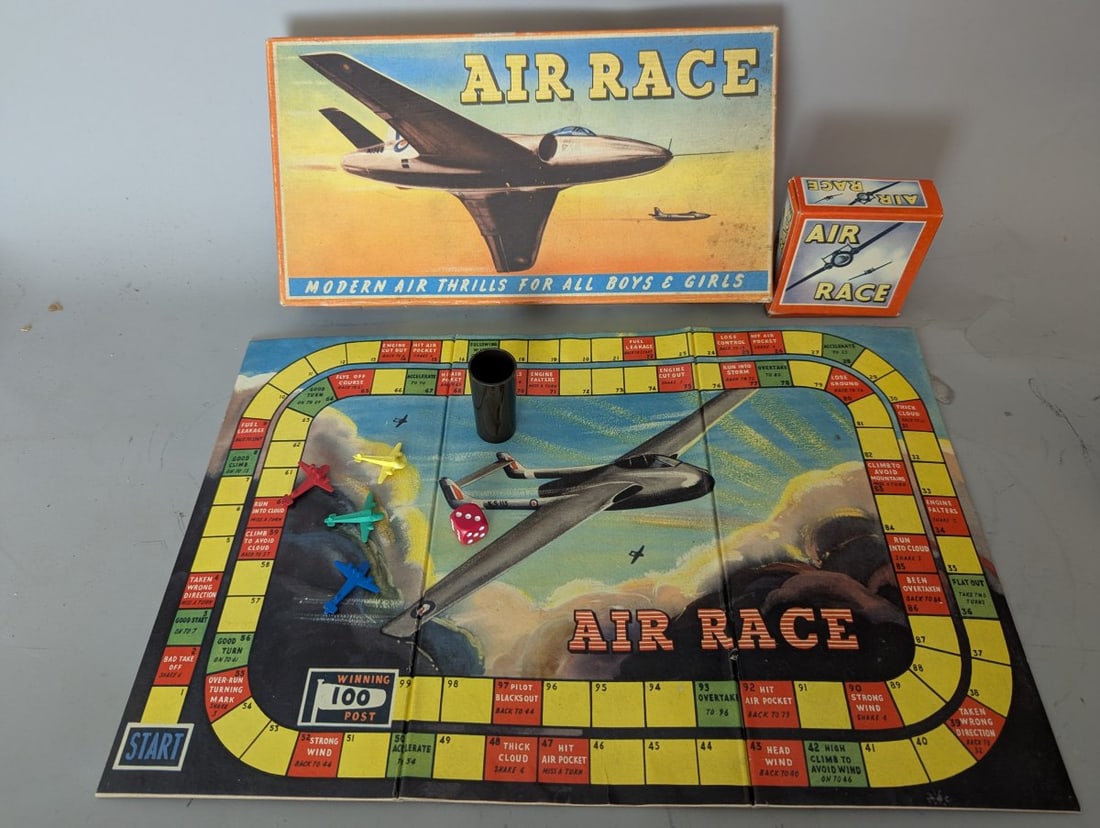 Vintage Air Race Board Game by A&C Games Complete Mid-Century Aviation Memorabilia (1 of 6)