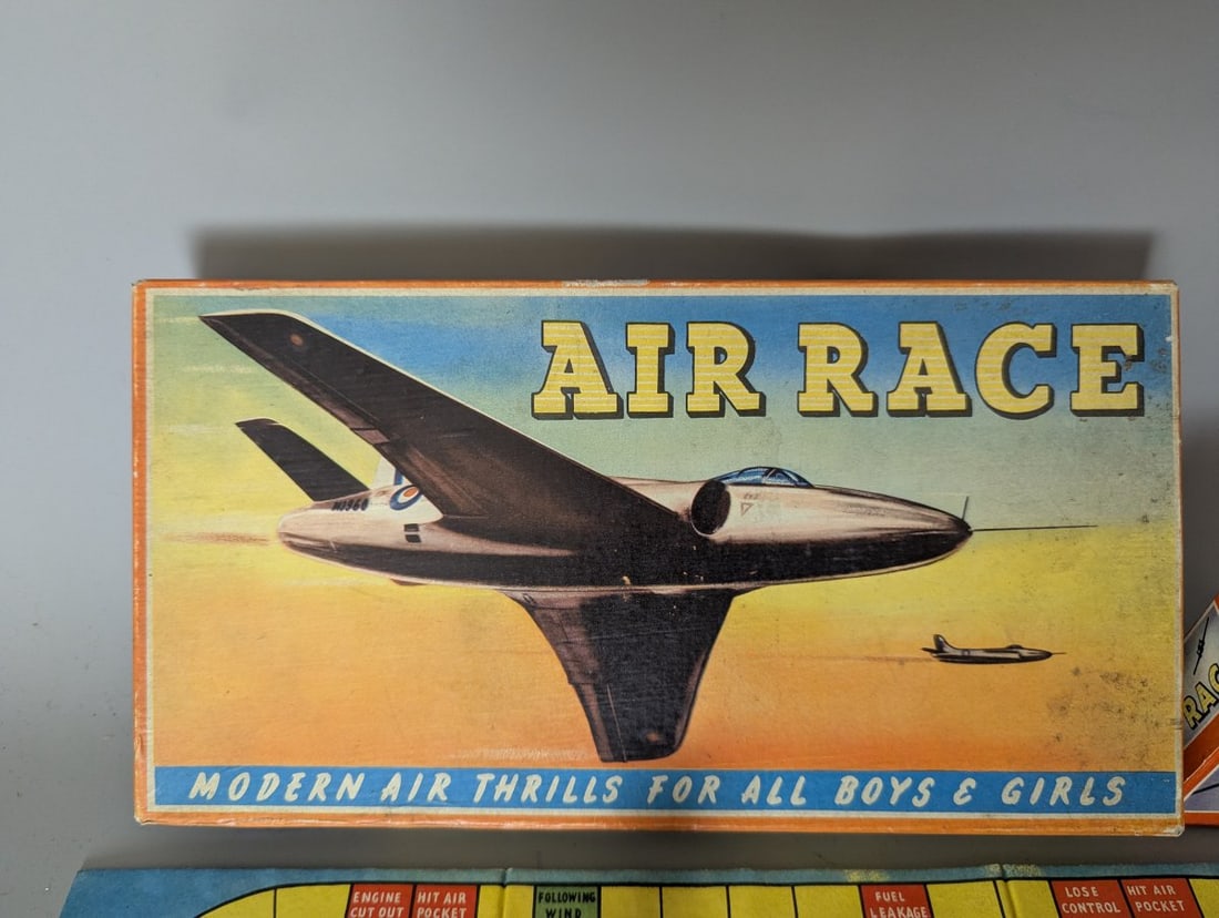 Vintage Air Race Board Game by A&C Games Complete Mid-Century Aviation Memorabilia - 2