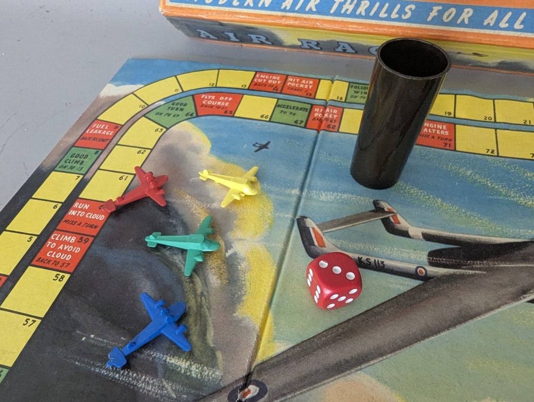 Vintage Air Race Board Game by A&C Games Complete Mid-Century Aviation Memorabilia - 4