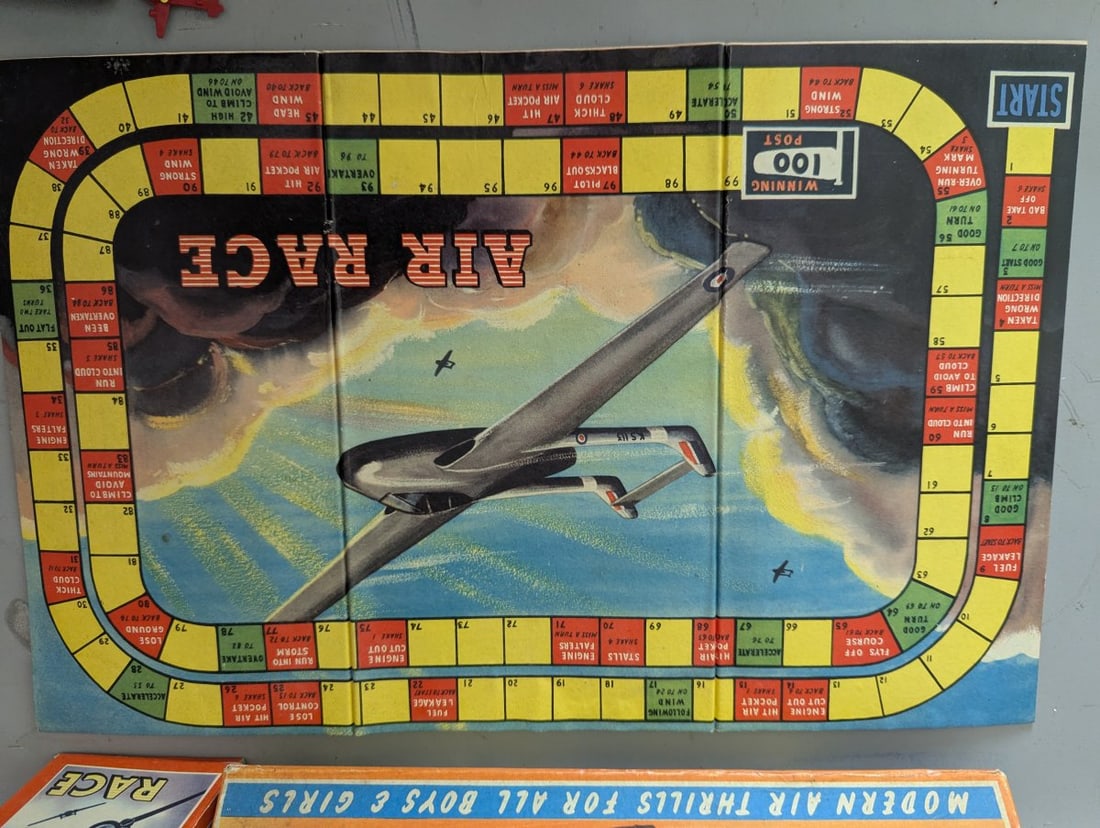 Vintage Air Race Board Game by A&C Games Complete Mid-Century Aviation Memorabilia - 5