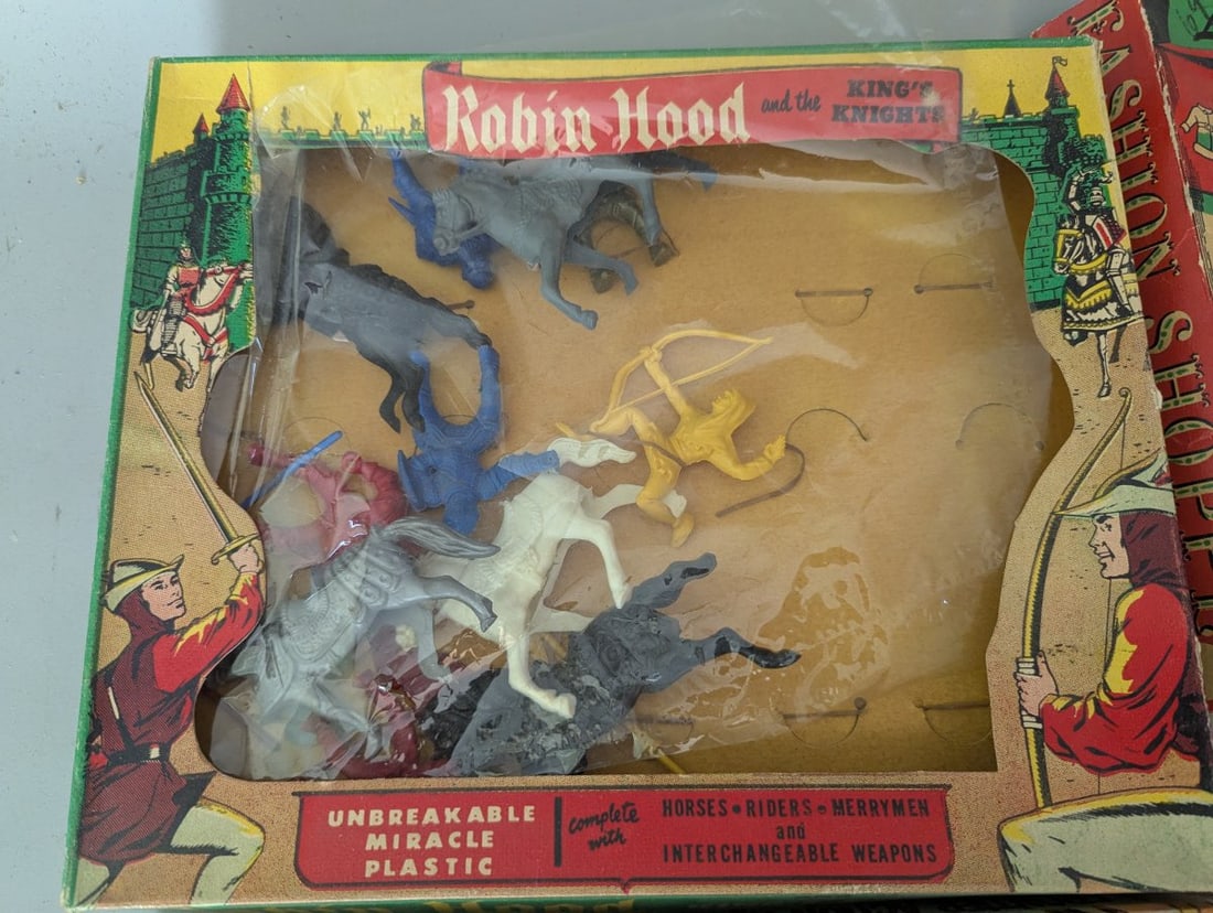 Vintage Lido Toy Company Lot of 4 Classic Plastic Playsets Collectible Toys - 2
