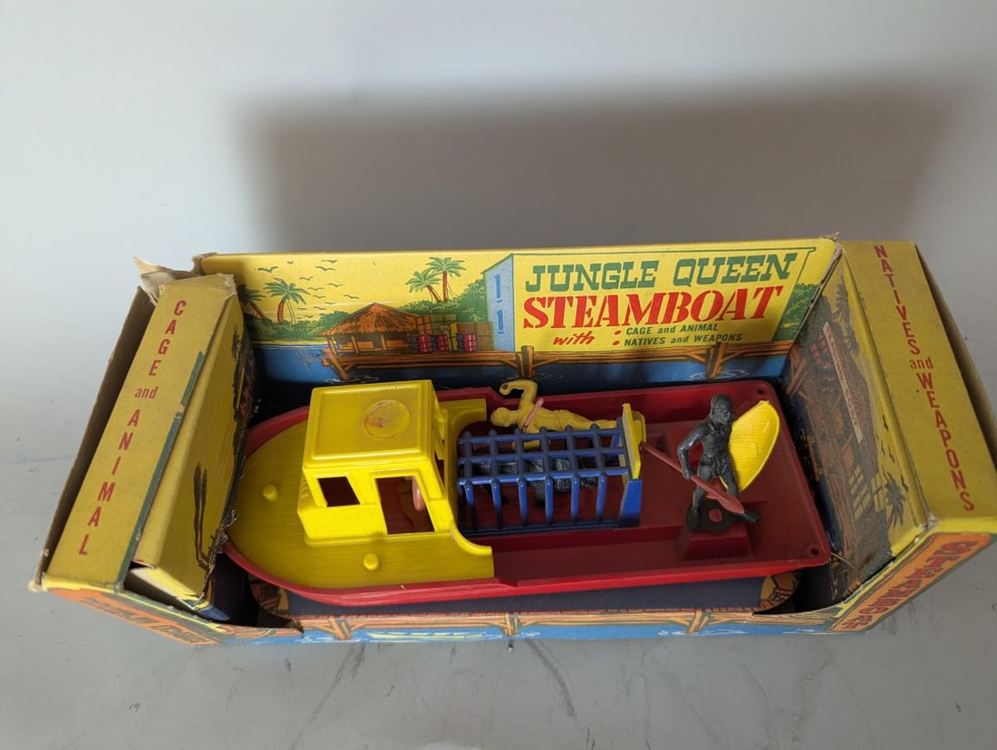 Vintage Multiple Products Corp Jungle Queen Steamboat Toy No. 357 Rare Collectible - 2