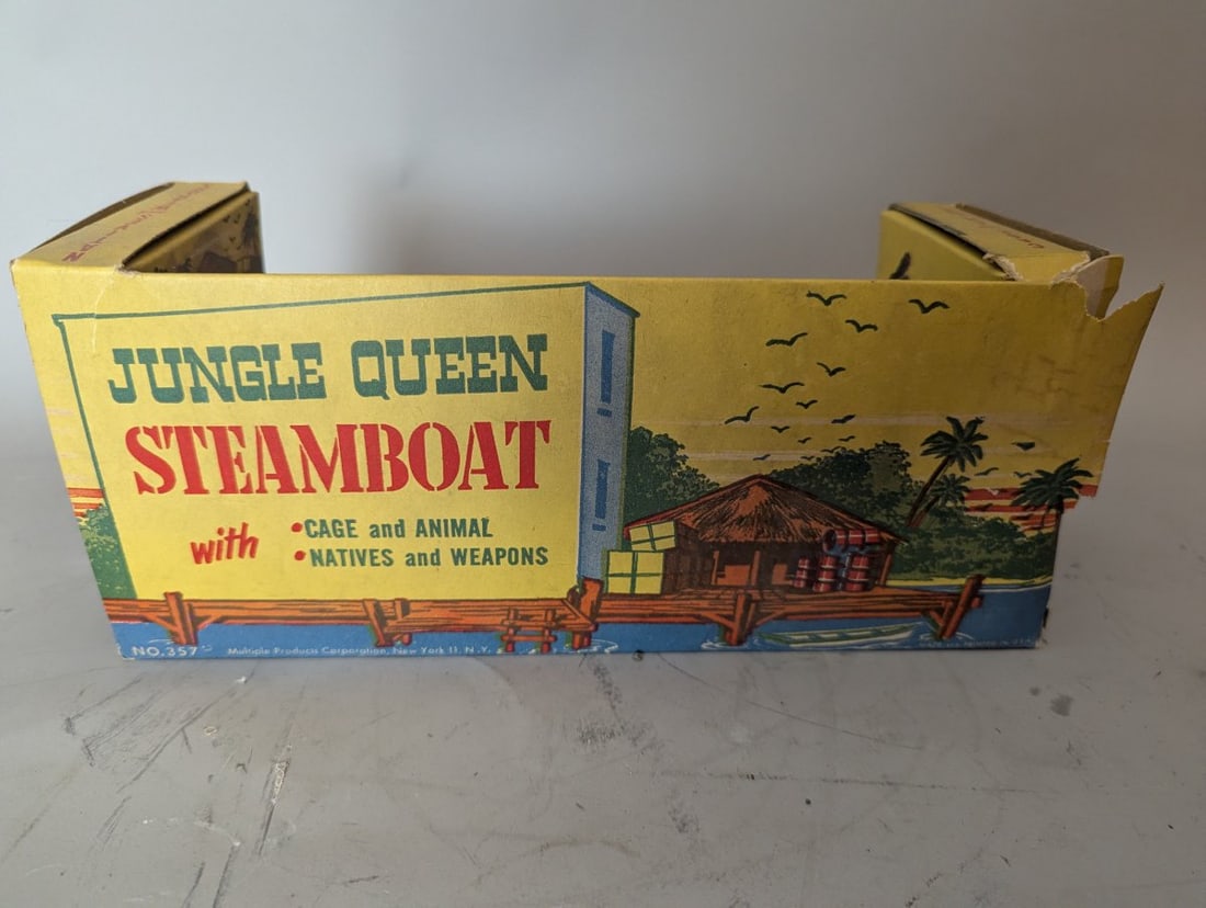 Vintage Multiple Products Corp Jungle Queen Steamboat Toy No. 357 Rare Collectible - 4
