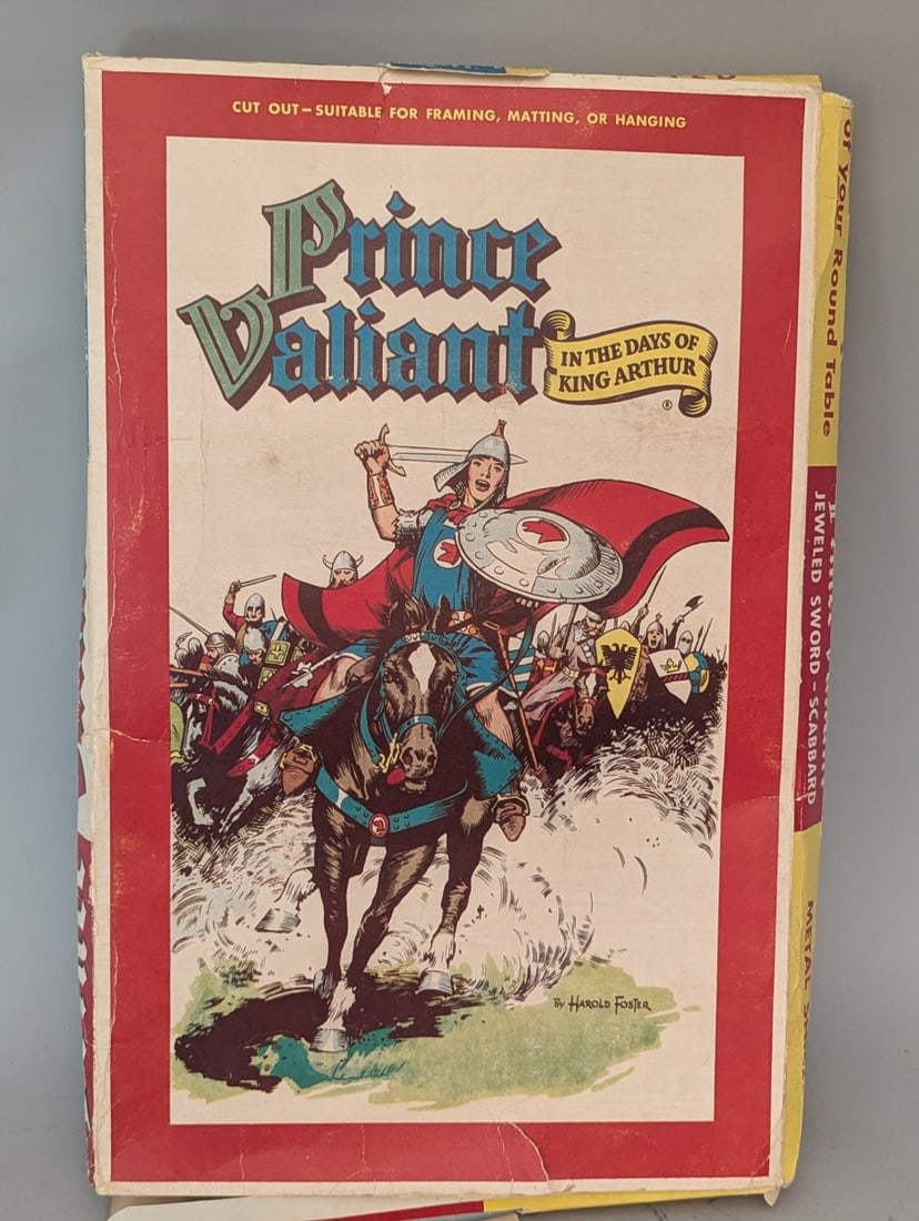 Vintage Mattel Prince Valiant Jeweled Sword Scabbard Shield Set Collectible Toy - 6