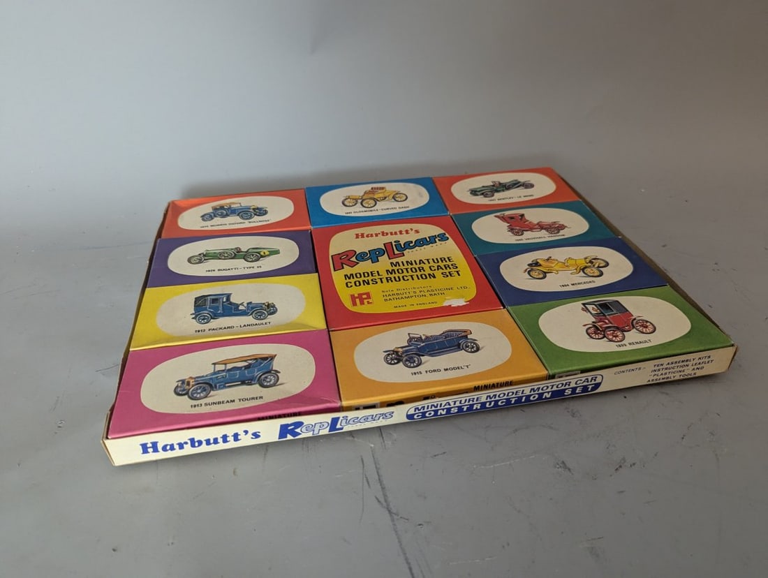 Harbutt's RepLicars Miniature Model Motor Cars Construction Set Vintage Collectible - 2
