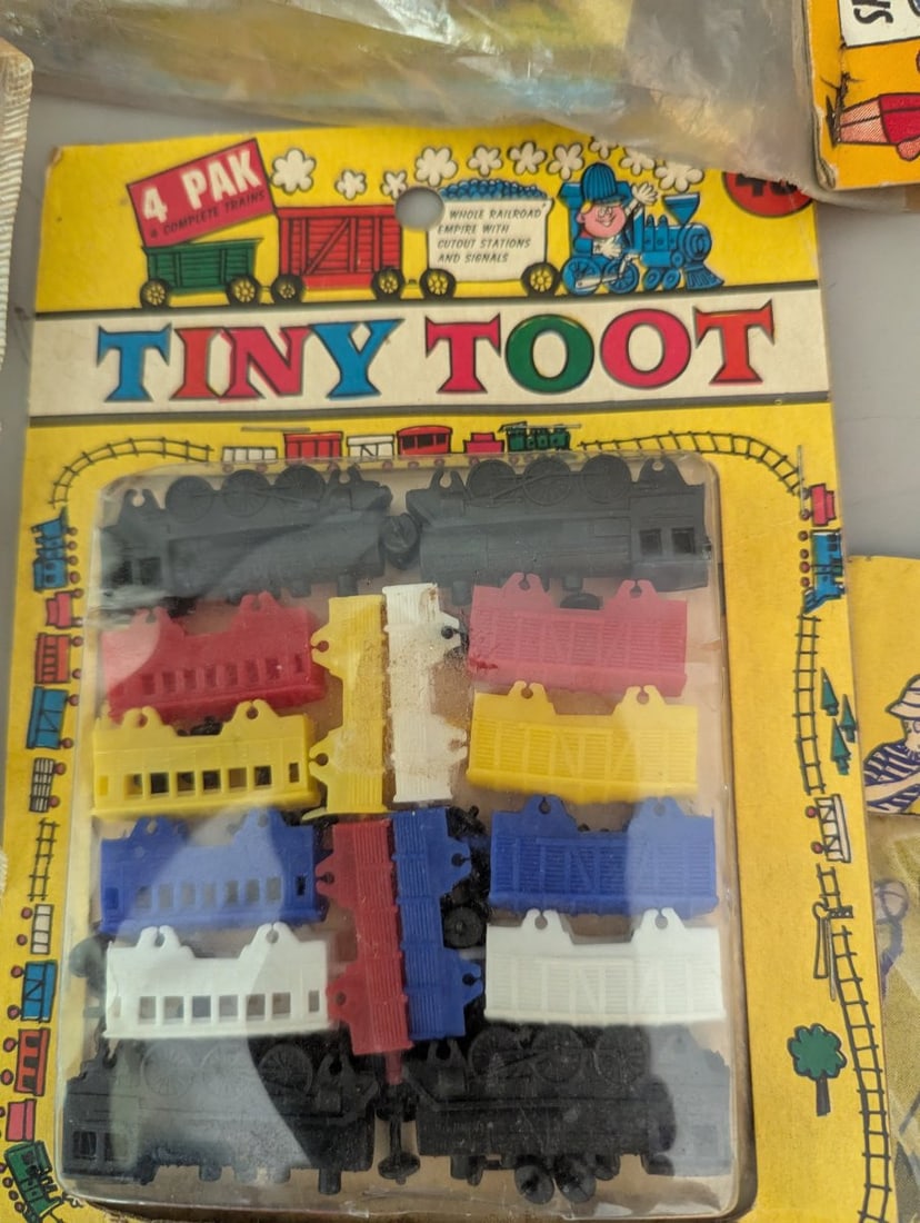 Vintage Assorted Plastic Toys Lot Grand Prix Lido Irwin Tri-Play Collectible NOS - 4