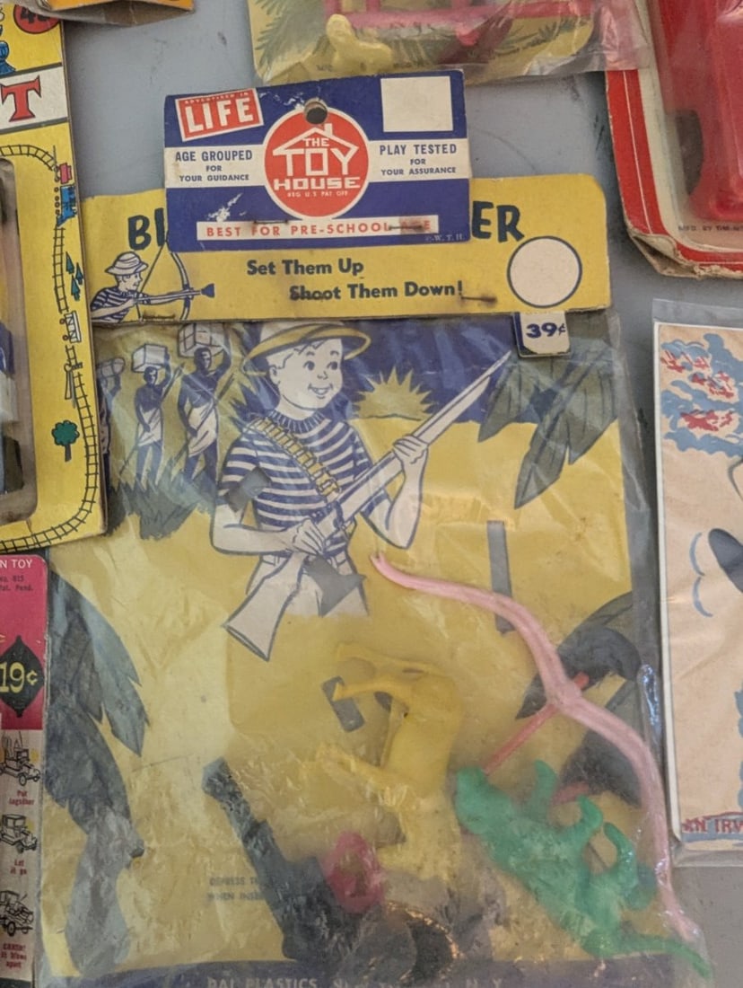 Vintage Assorted Plastic Toys Lot Grand Prix Lido Irwin Tri-Play Collectible NOS - 6