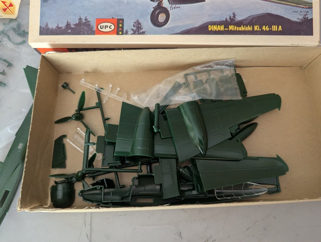 Vintage UPC Mitsubishi Ki. 46-III A Dinah Model Kit by Jack Eidson - 3