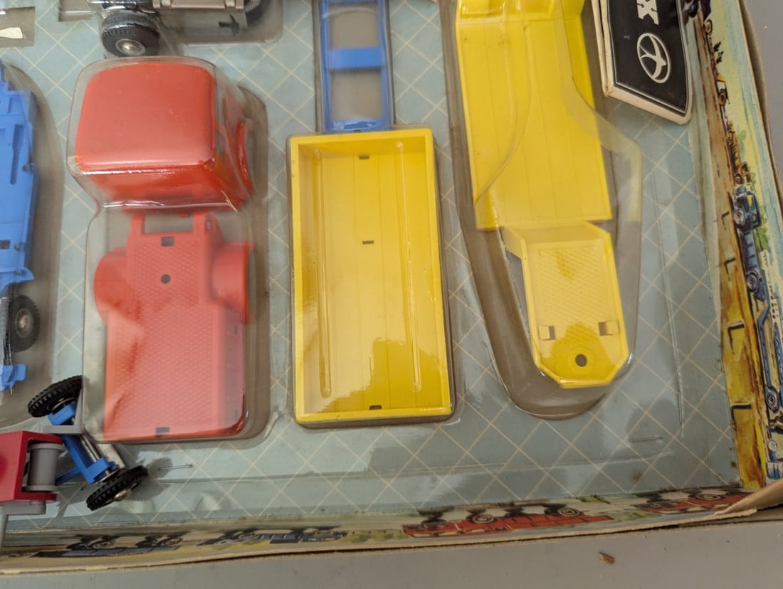 Vintage Auto-DUX 730 Construction Truck Set German Toy New Old Stock Collector's Item - 7