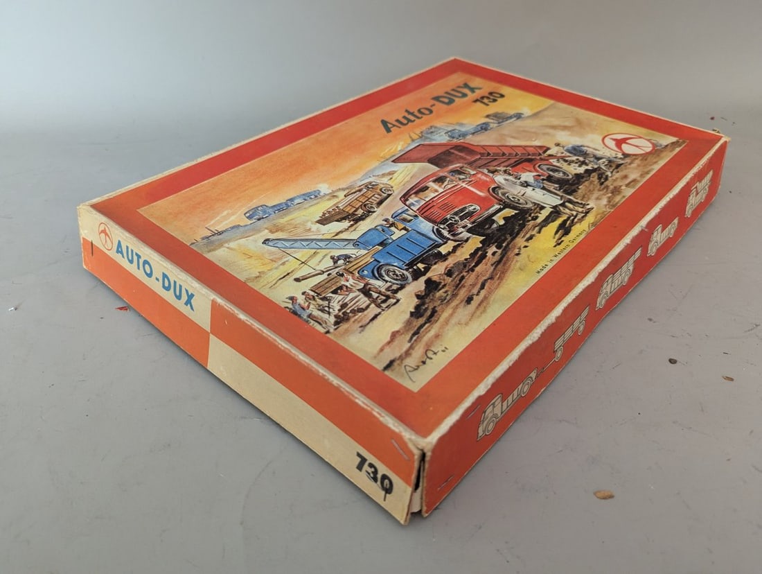 Vintage Auto-DUX 730 Construction Truck Set German Toy New Old Stock Collector's Item - 9