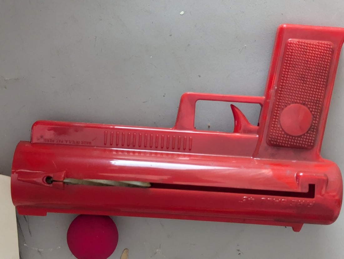 Vintage Kusan Fire Ball 45 Toy Gun Set Complete with Box & Instructions Rare Collectible - 3