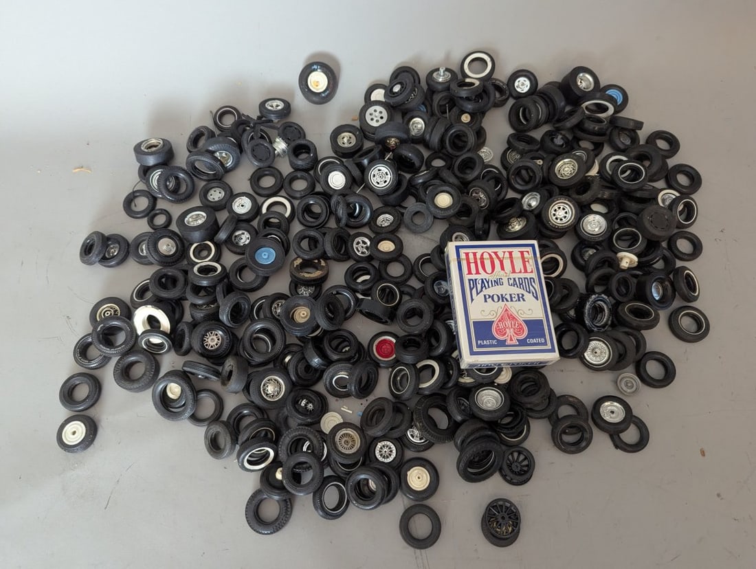 Large Lot of Assorted Model Kit Wheels and Tires for 1/24 1/25 Scale Projects - 2