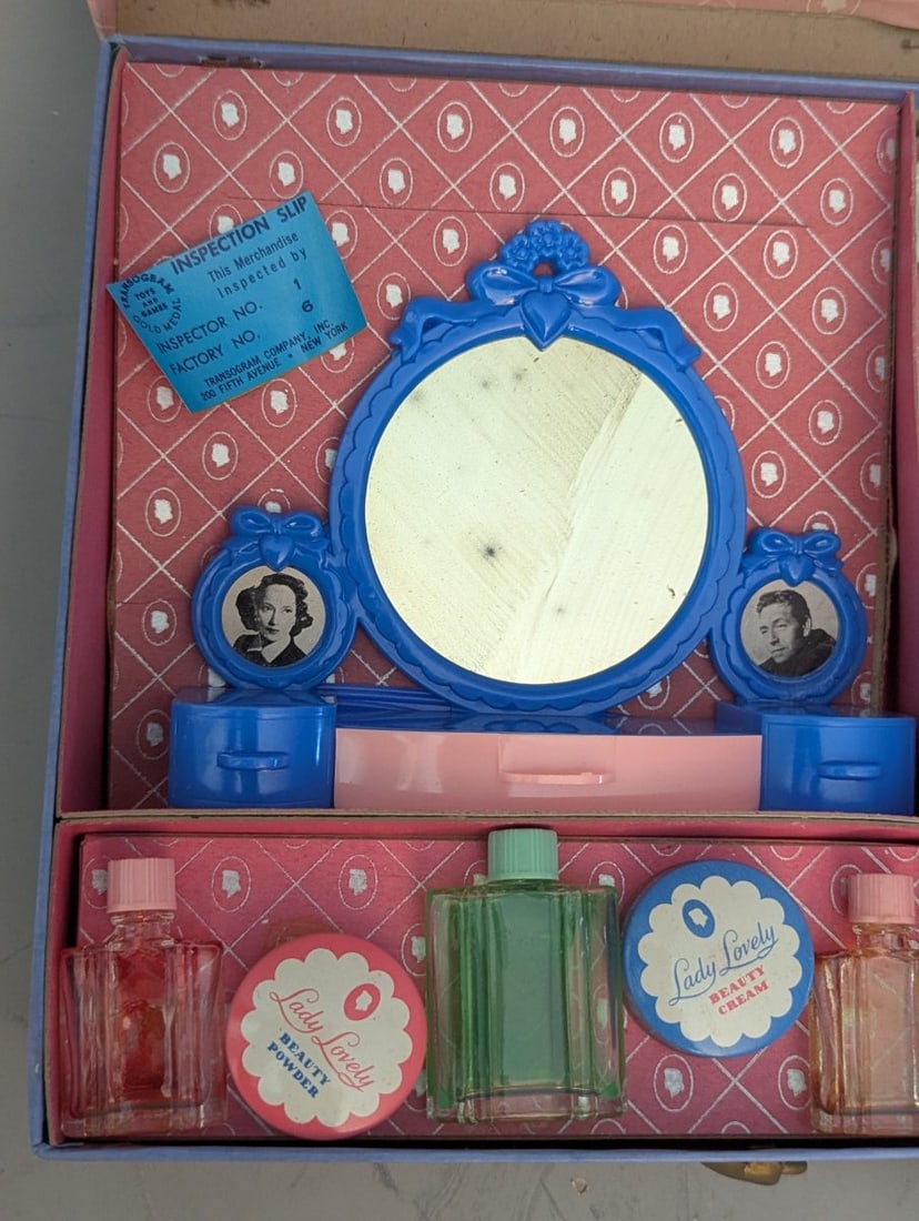 Vintage Transogram Lady Lovely Beauty Kit No. 1713 Mid-Century Toy Collector's Dream - 3