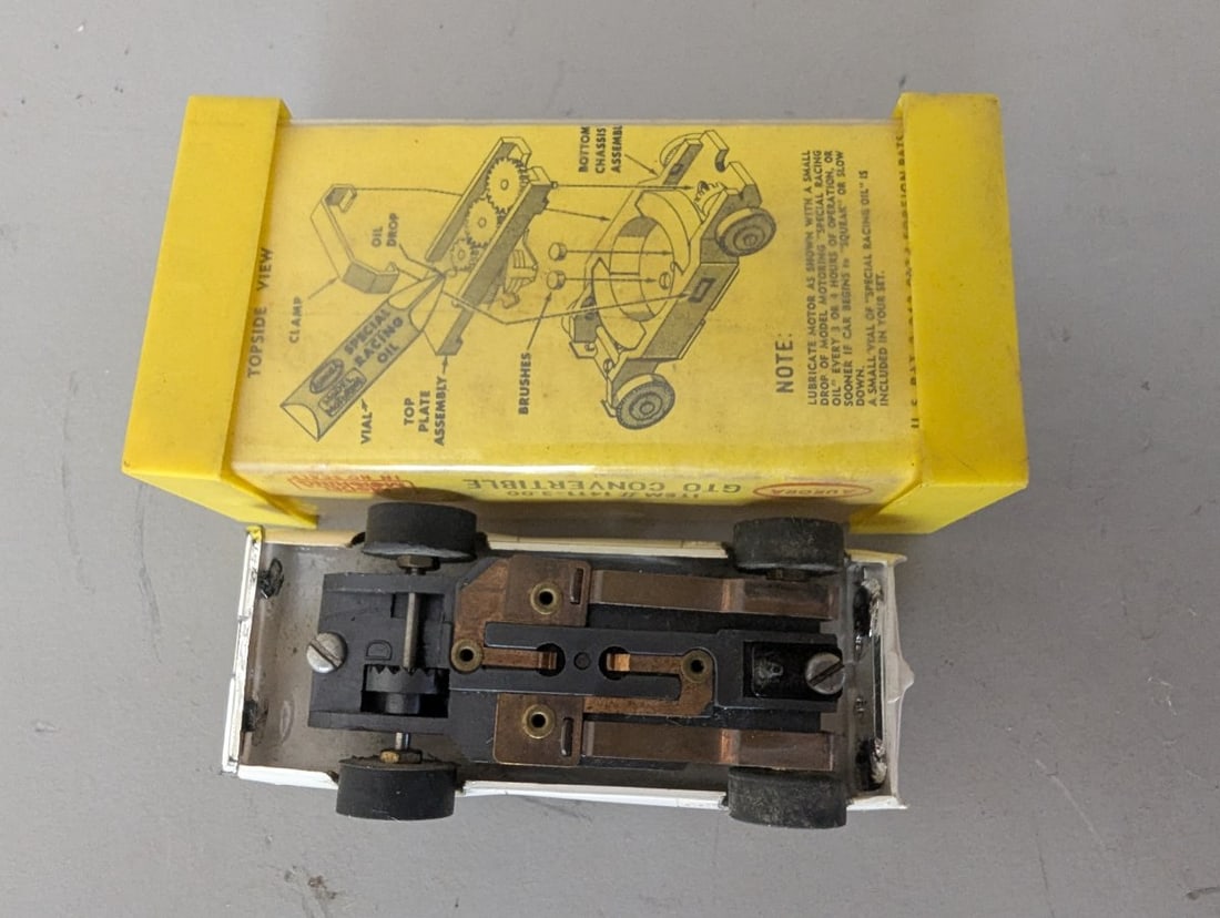 Aurora Model Motoring GTO Convertible HO Slot Car Vintage Classic Collector Item - 5