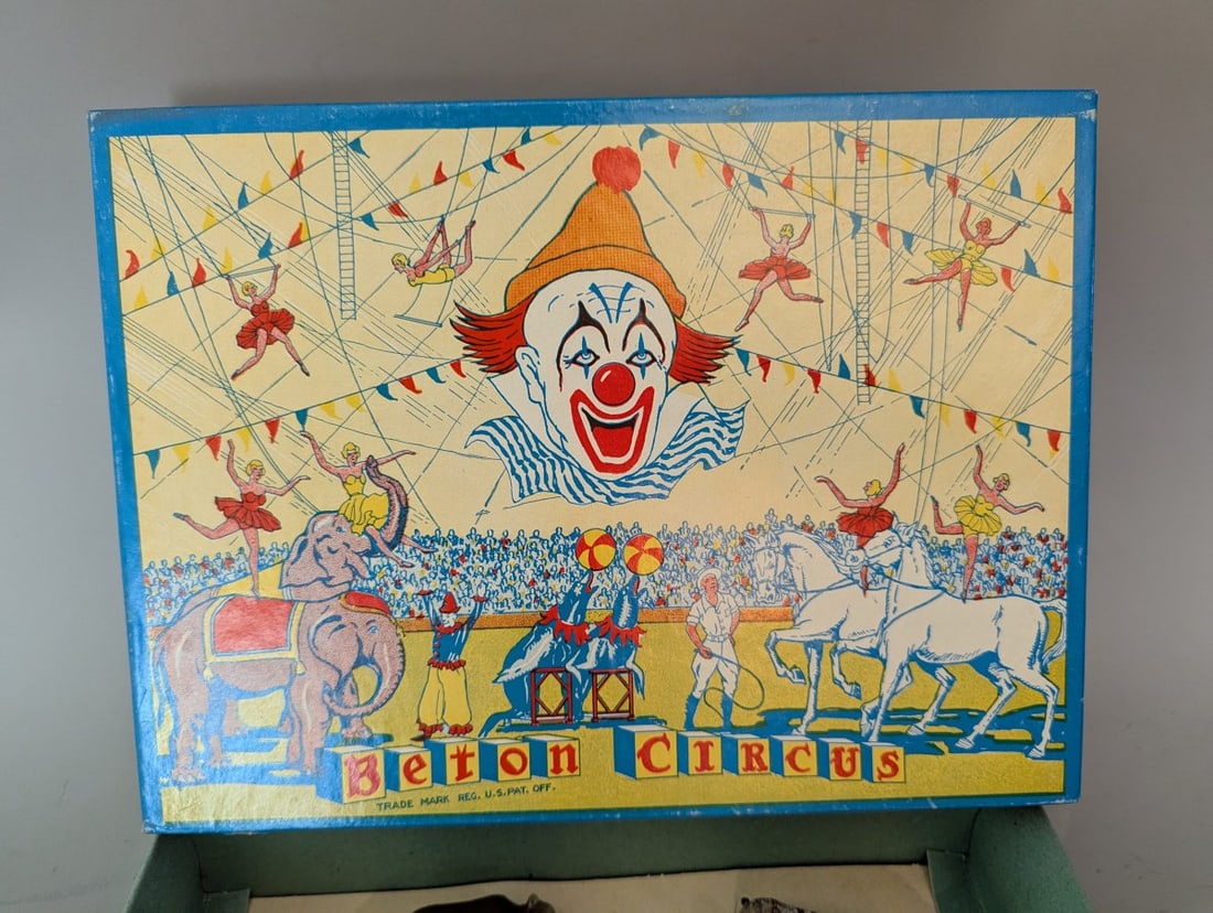 Vintage Beton Plastic Toy Set Z-251 Circus Animals New Old Stock Bergen Toy Co - 2
