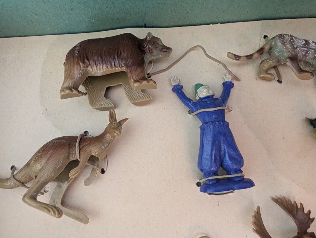Vintage Beton Plastic Toy Set Z-251 Circus Animals New Old Stock Bergen Toy Co - 4