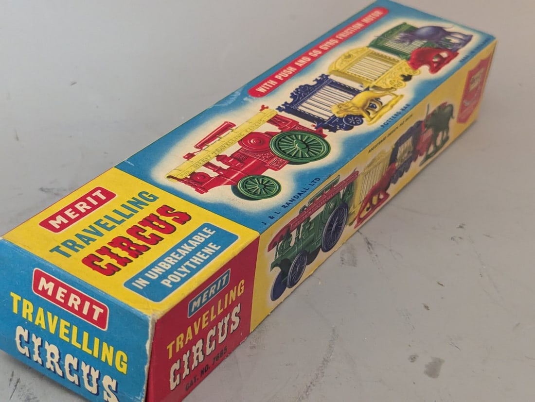 Merit Travelling Circus Friction Toy Set Cat. No. 7865 Vintage Toy J & L Randall Ltd - 4