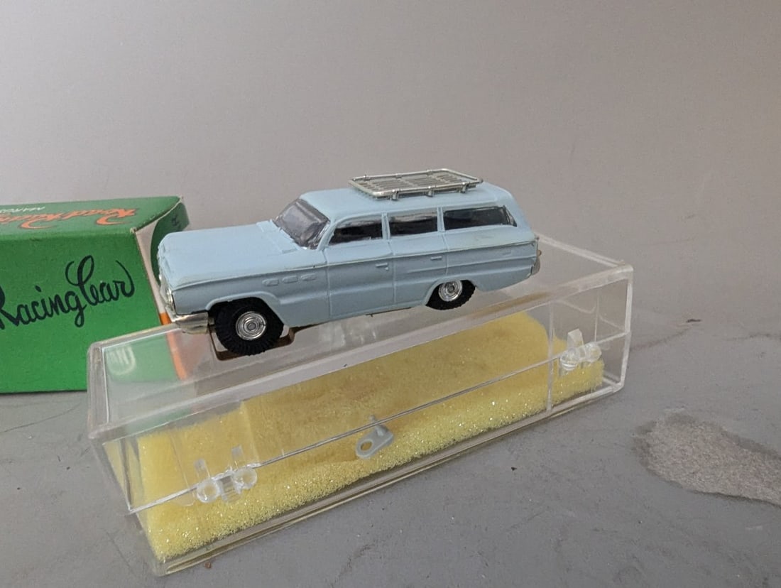 Marusan SAN HO Scale 1960s Buick Station Wagon Slot Car Vintage Toy Collectible - 3