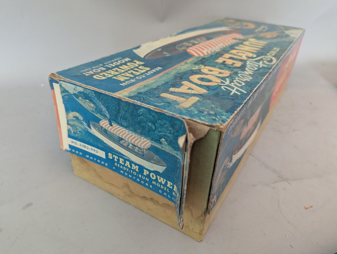 Atwood Steamcraft Jungle Boat Model No. 5103 Steam Powered Collectible Toy Rare NOS - 7