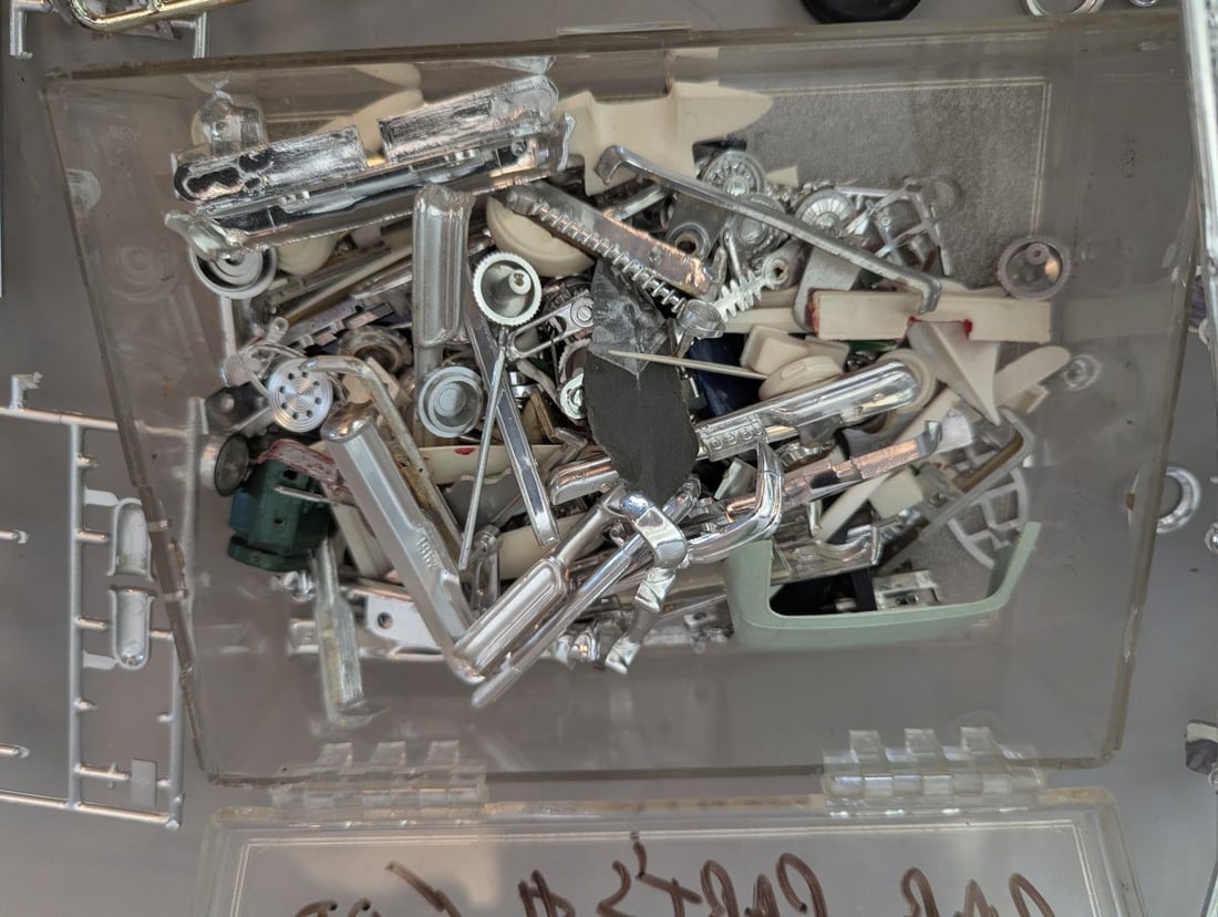 Large Lot Vintage Assorted Model Car Kit Parts For Restoration or Custom Projects - 3