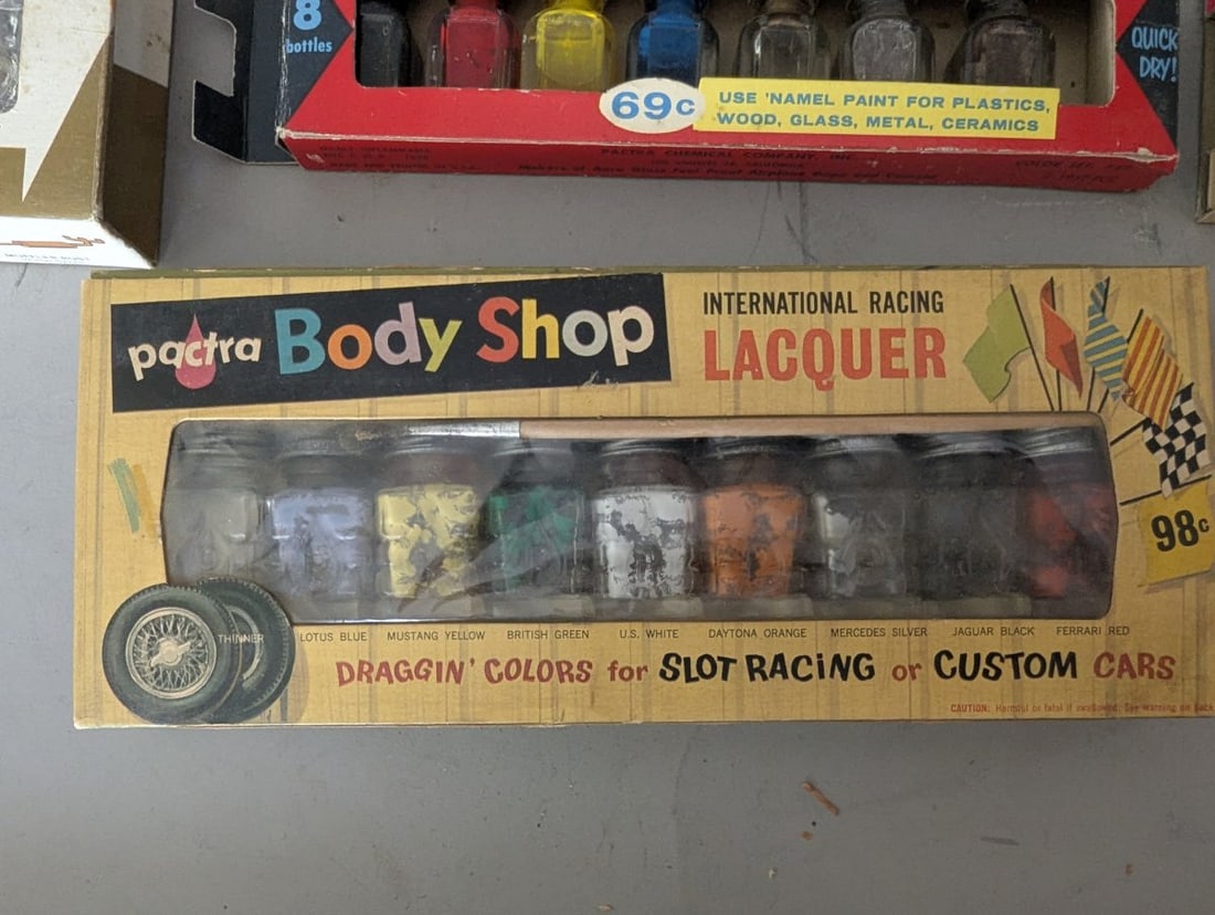 Vintage Pactra Hobby Paint Sets Lot of 7 Old Stock for Models and Collectors - 4