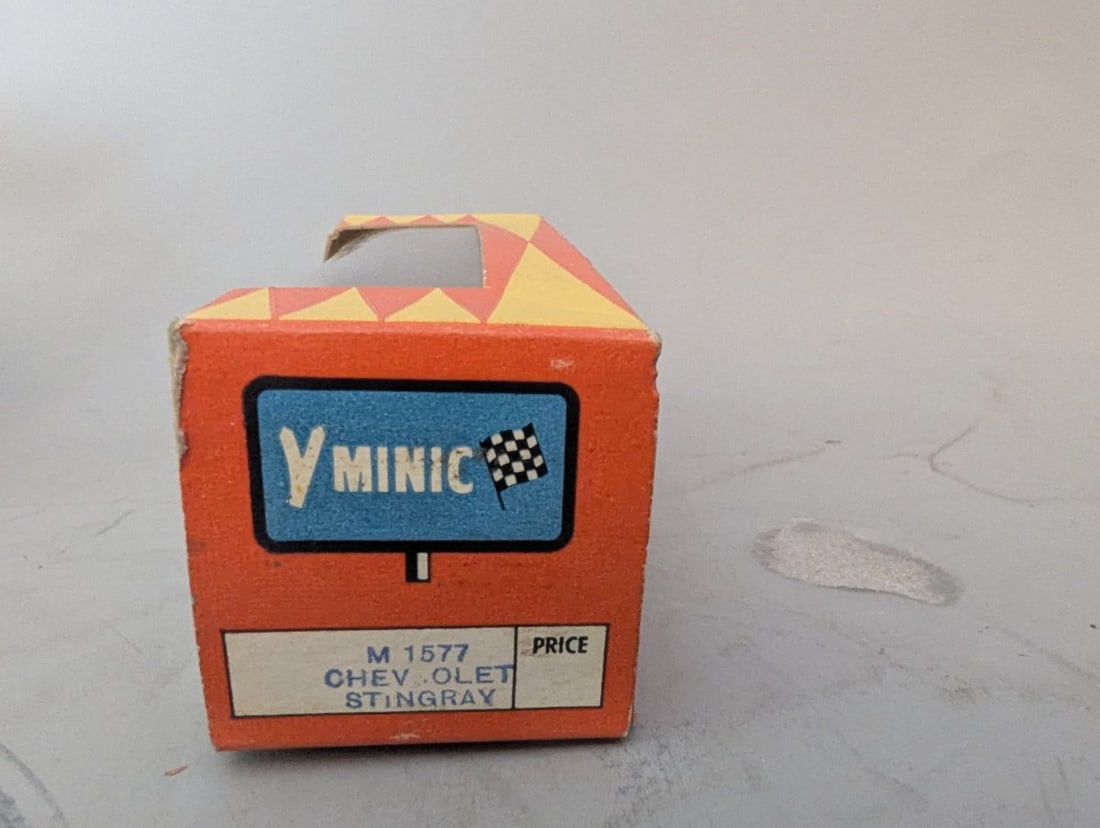 Tri-ang Minic M 1577 Chevrolet Stingray Toy Car Vintage Collectible New Old Stock - 4