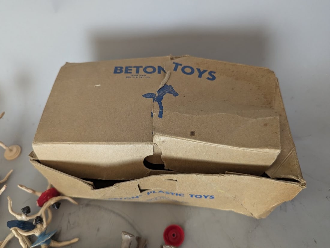 Beton Plastic Toys Circus Lady on Elephants Set ZC-101 New Old Stock Vintage Collectible - 2