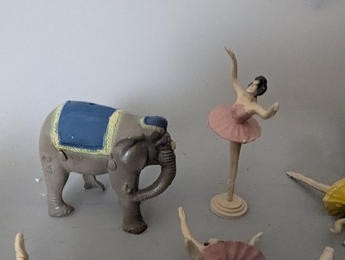 Beton Plastic Toys Circus Lady on Elephants Set ZC-101 New Old Stock Vintage Collectible - 5