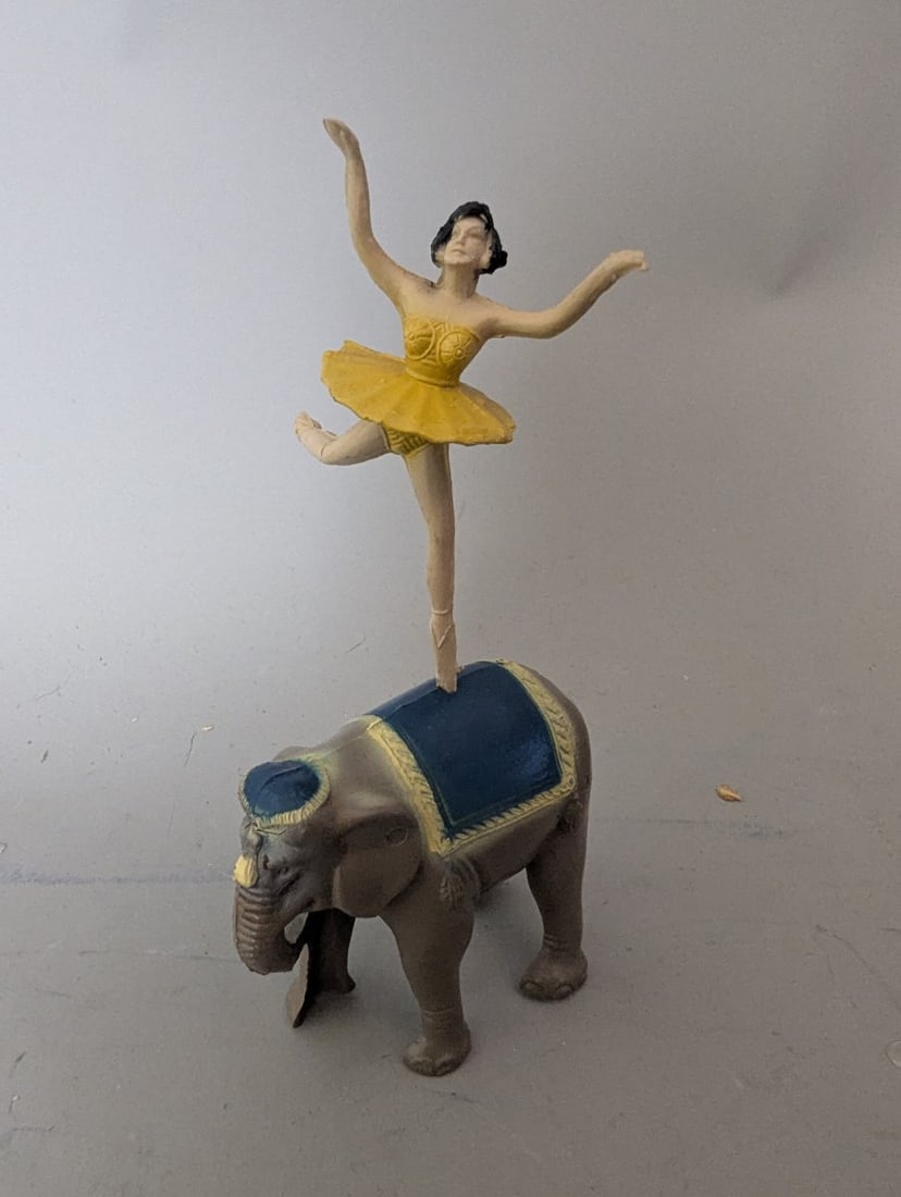 Beton Plastic Toys Circus Lady on Elephants Set ZC-101 New Old Stock Vintage Collectible - 8