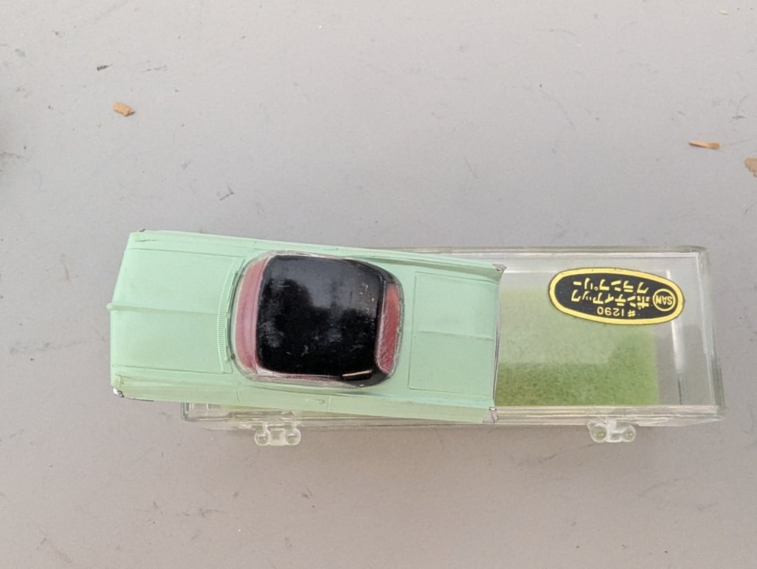 Vintage Marusan SAN HO Scale Slot Car 1963 Pontiac Grand Prix #1290 Collectible - 2