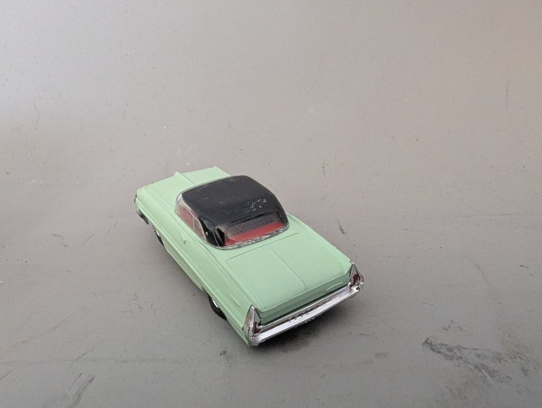 Vintage Marusan SAN HO Scale Slot Car 1963 Pontiac Grand Prix #1290 Collectible - 4