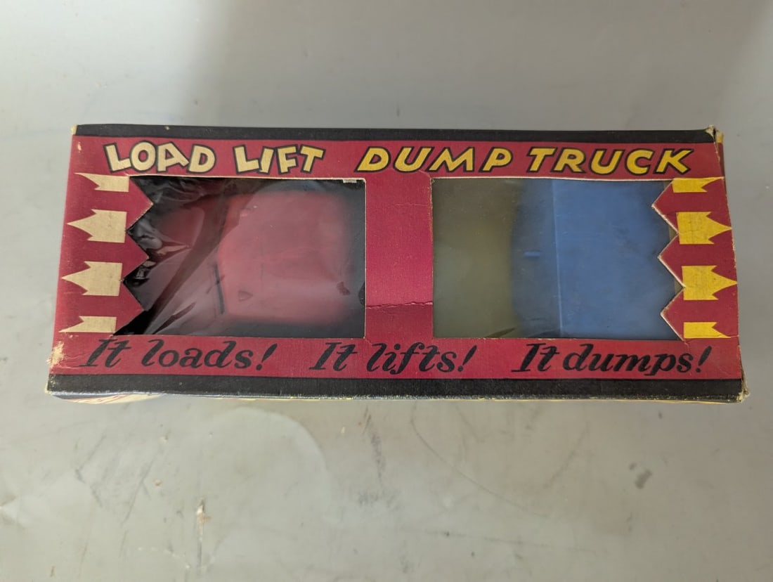 Vintage B-Line Toys Load Lift Dump Truck No. 250 Classic Toy Collectible - 2