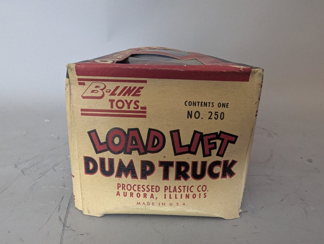 Vintage B-Line Toys Load Lift Dump Truck No. 250 Classic Toy Collectible - 5