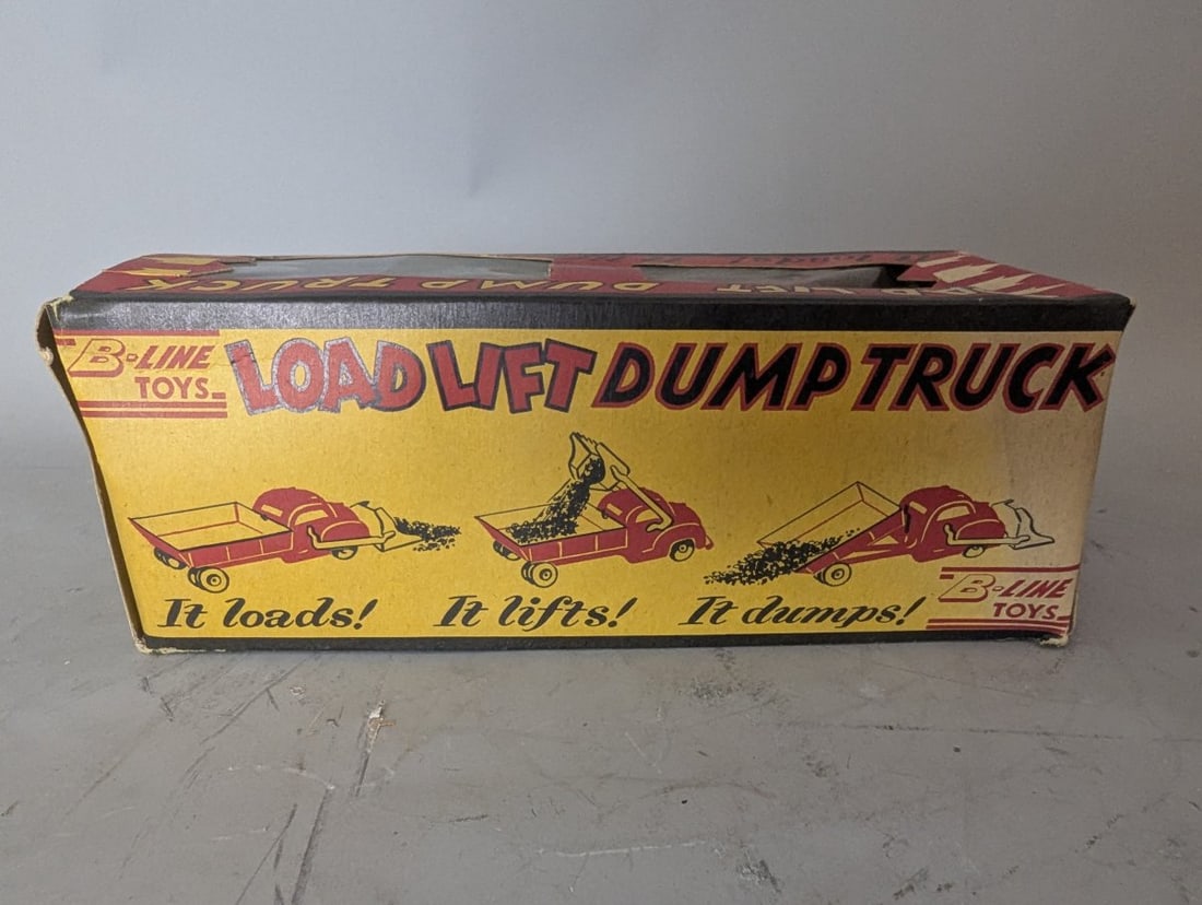 Vintage B-Line Toys Load Lift Dump Truck No. 250 Classic Toy Collectible - 6