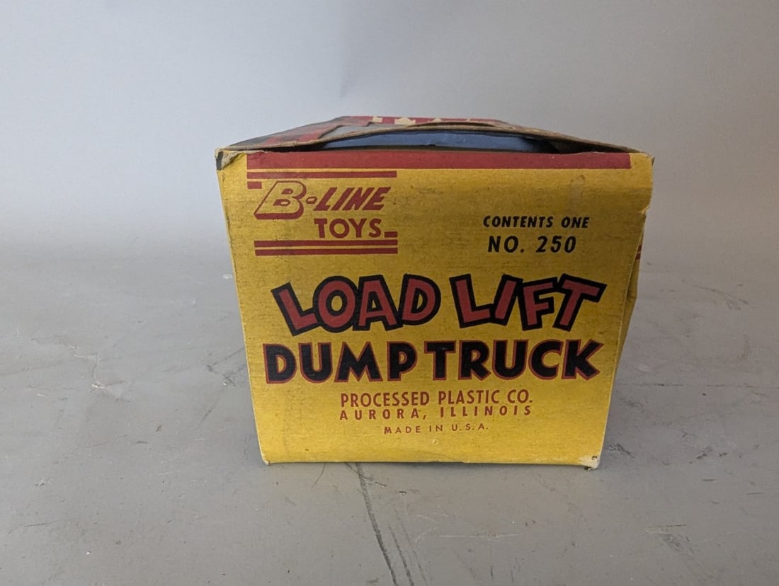 Vintage B-Line Toys Load Lift Dump Truck No. 250 Classic Toy Collectible - 7