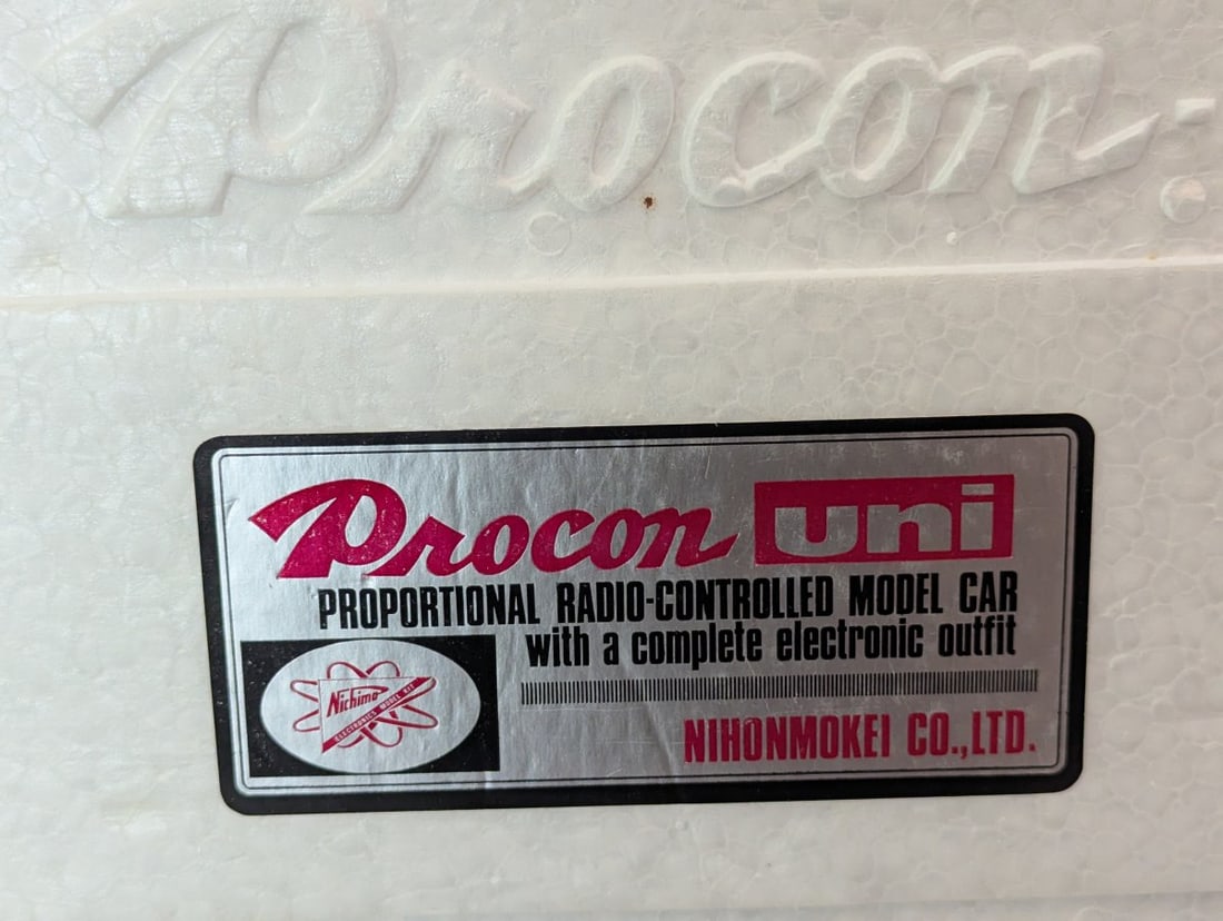 Nichimo Procon-Uni 1:15 Scale Toyopet Corona R/C Car Vintage Japanese Model Collectible - 3