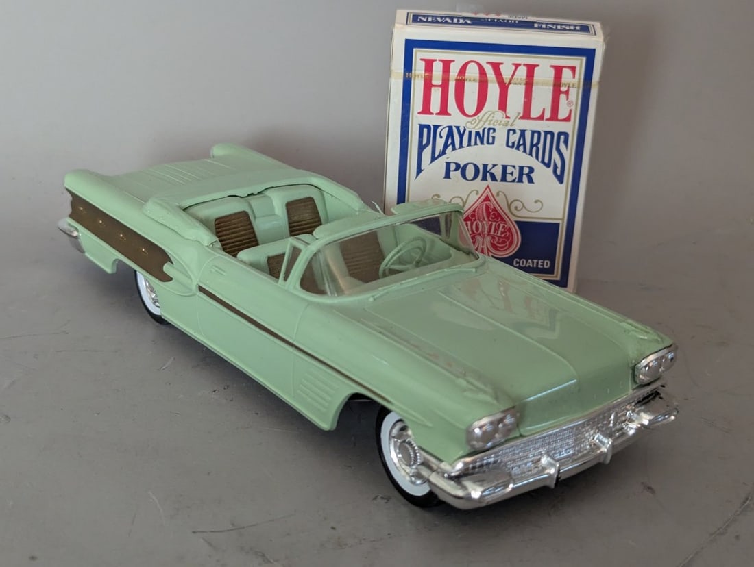 AMT 1958 Pontiac Bonneville Convertible Promo Vintage Collectible Model - 8