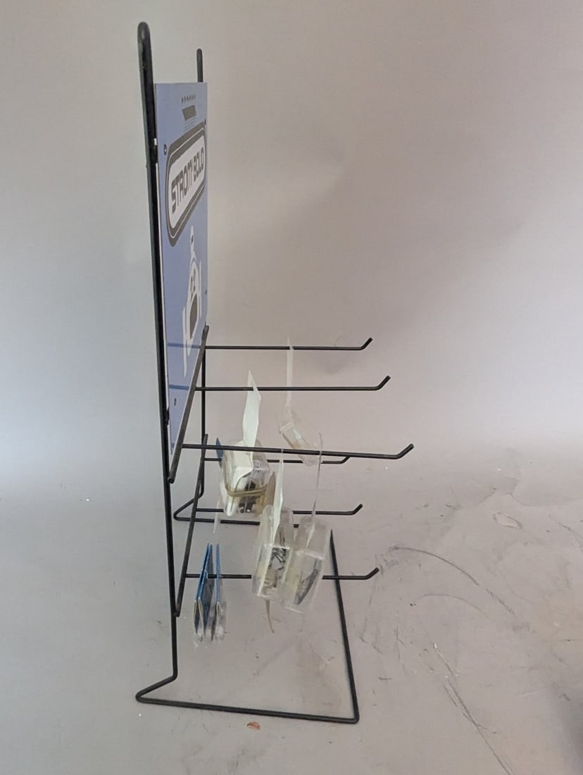 Vintage Strom'Bolid Slot Car Parts Display Rack with NOS Parts by Strombecker - 5