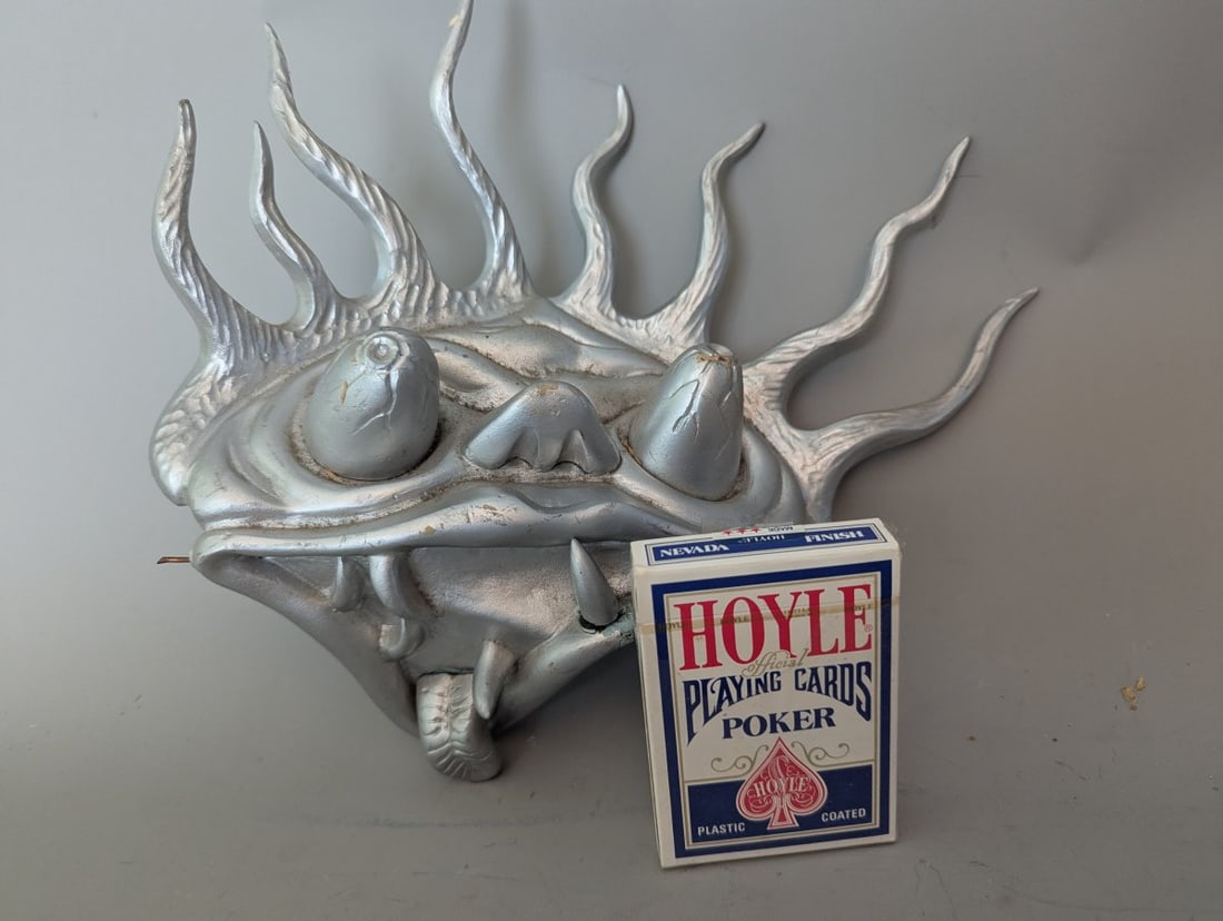 Vintage Rat Fink Style Monster Head Wall Sculpture by RL - Kustom Kulture Art - 2