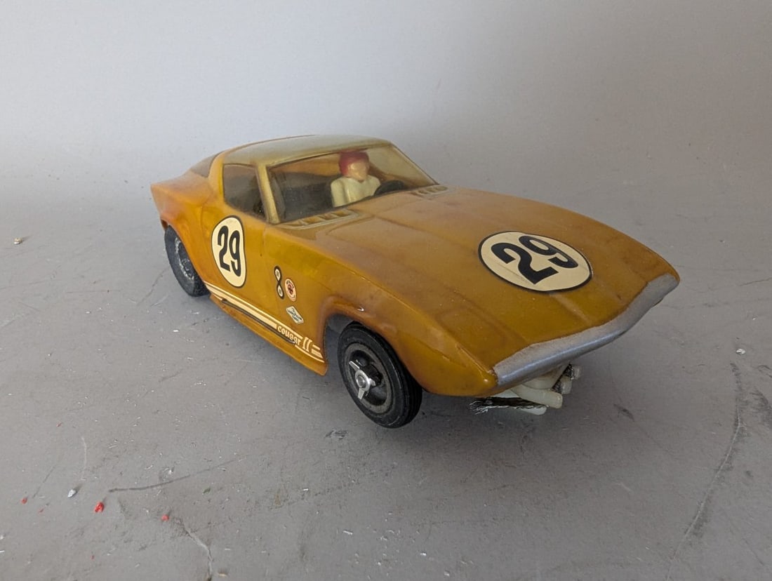 Vintage 1960s 1/24 Scale GT Slot Car Tested Runs Project Car Collectible Racing: **Important** Please read below description on how to avoid high shipping costs. Up for auction is a Vintage 1960s 1/24 Scale GT Slot Car. This delightful piece is a testament to the slot car racing