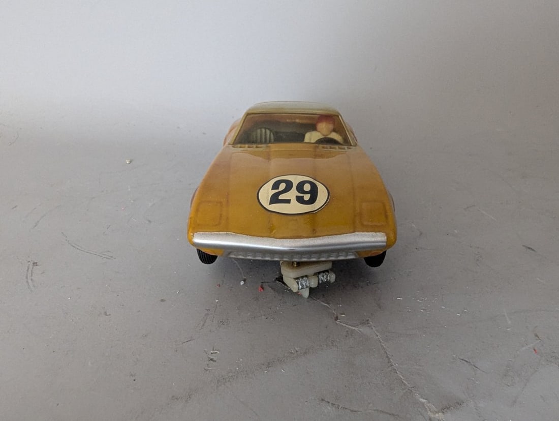 Vintage 1960s 1/24 Scale GT Slot Car Tested Runs Project Car Collectible Racing - 2