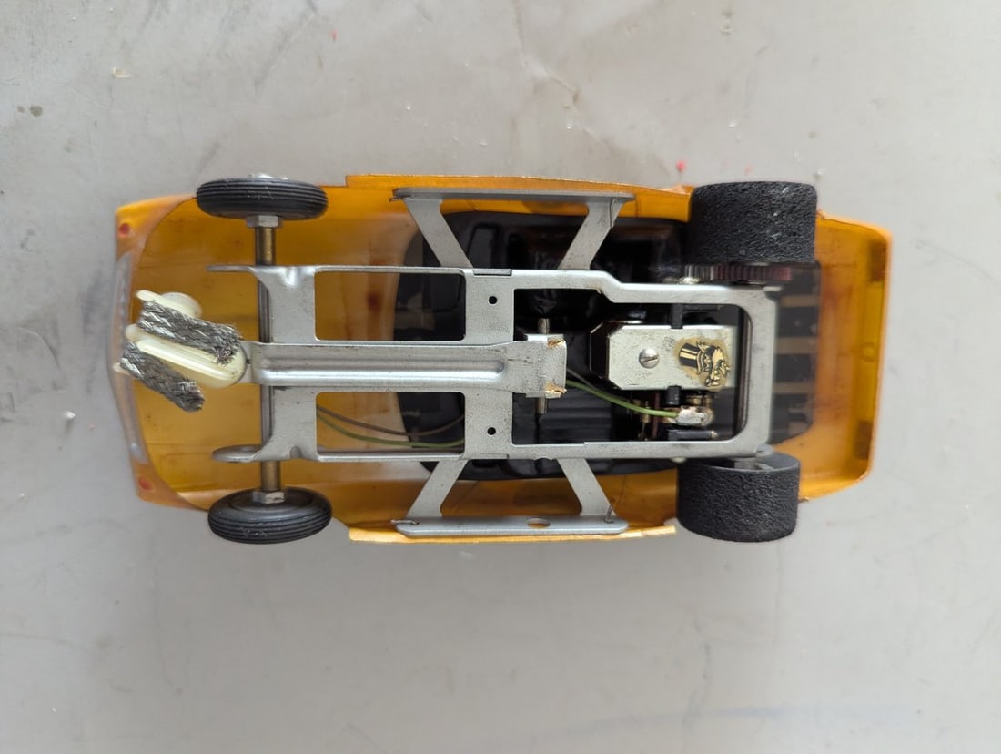 Vintage 1960s 1/24 Scale GT Slot Car Tested Runs Project Car Collectible Racing - 6